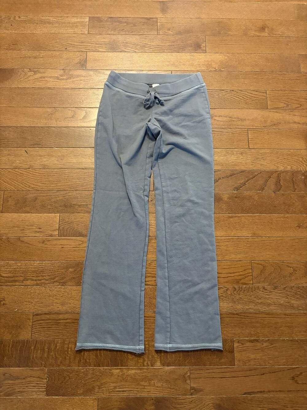 Vintage Y2K TILT Low Rise Gray Flare Sweatpants Size Small 2000s Lounge Pants